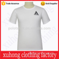 Custom made branded printed 100 cotton white t shirt